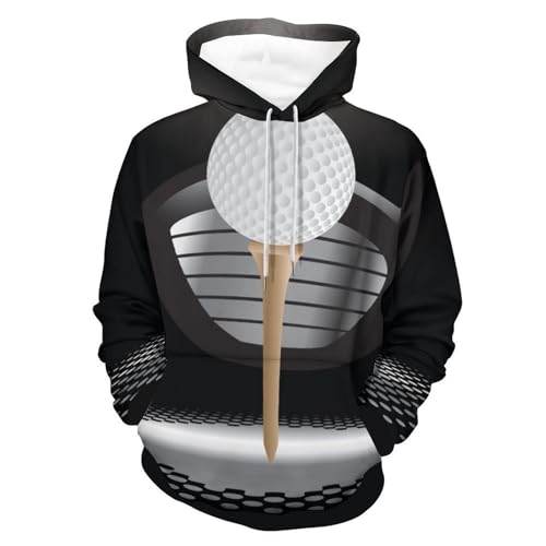 Pull avec capuche balle de golf pour rester au chaud durant l'entraînement