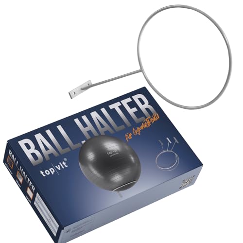 top vit® Premium Wandhalterung zur Aufbewahrung von einem Gymnastikball I...