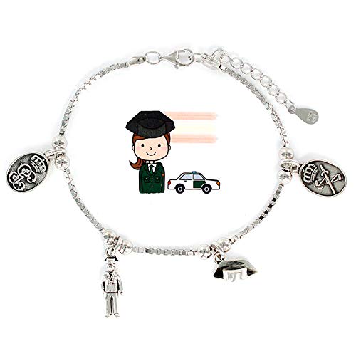 Eres lo mas mujer Pulseras Profesiones Plata (Guardia Civil)