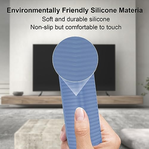 Coque pour télécommande NVIDIA Shield TV Pro en silicone lavable bleu brillant - 4