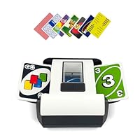 Automatischer Kartenmischer, 2000 mAh wiederaufladbarer Akku, 2 Decks, ultra-leise, elektrische Kartenmischmaschine für Poker, Bridge, Blackjack, Skip-Bo, Phase 10, Casino-Nächte und Familienspiele