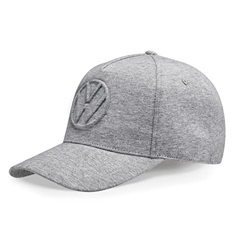 Gorra de béisbol gris Volkswagen 5H1084300 unisex de algodón ajustable de 55-59cm