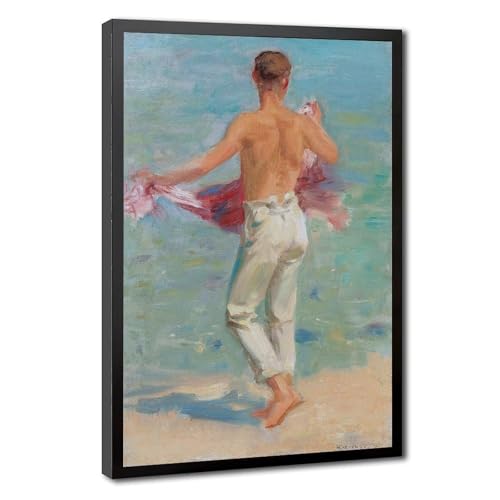 Poster Henry Scott Tuke Preparing to Bathe pour créer une ambiance mer salon