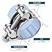MOUMOUTEN T Bolt Hose Clamp,5 Pack 304 Stainless Steel Heavy Duty European Style Exhaust Pipe Adjustable Clamp for Automotive Marine HVAC Industrial Pipes