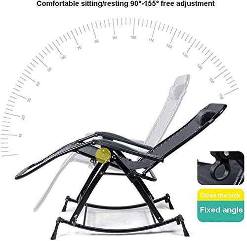 Chaise de jardin multifonctionnelle grise avec dossier inclinable et structure légère