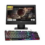 HP ProOne 600 G3 All-in-One Desktop Computer, 21.5' FHD(1920x1080), Core i5-6500 3.2GHz Up to 3.6GHz, 8GB RAM, 256GB SSD, No DVD, USB WiFi+BT, Keyboard and Mouse, Windows 11 Pro (Renewed)