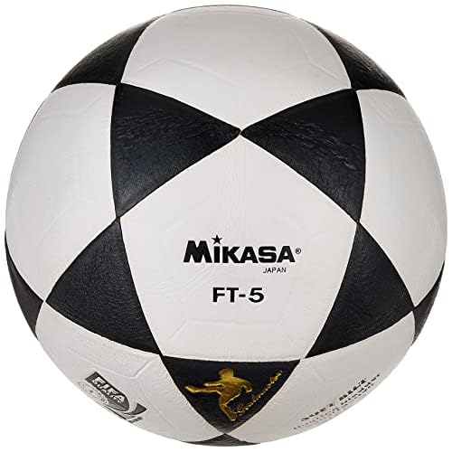 Mikasa FT5 Balón de fútbol, Unisex, Blanco/Negro, 5