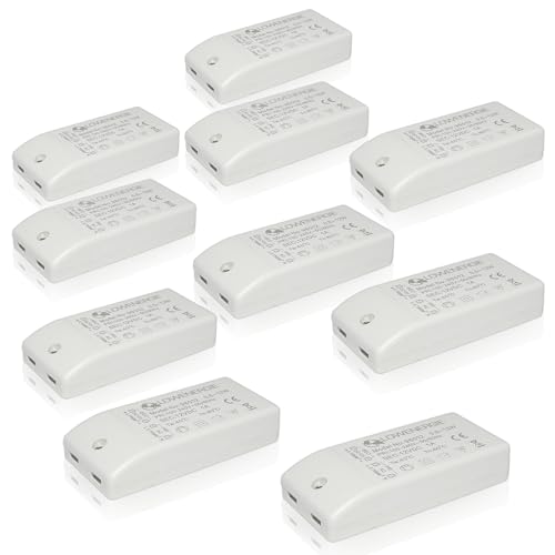 Image of LOWENERGIE LED Driver Power Supply Transformer, 12w 240V - DC 12V, for Light Strips, LED Bulbs and Ring Doorbell (10)