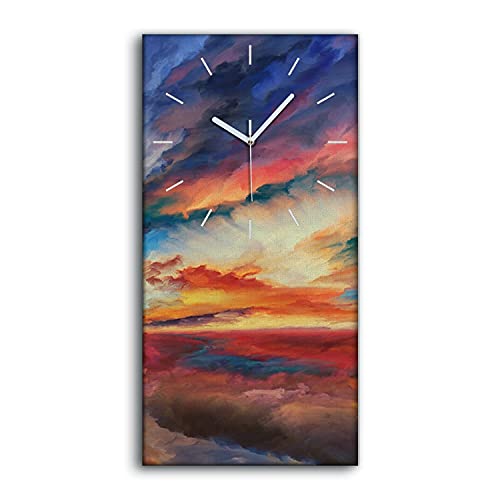 Horloge sur toile pour en finir avec le tic tac dans la chambre - 2