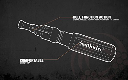 Southwire Conduit Fitting Reaming Screwdriver - Dual-Function Reamer for Inside & Outside Conduit - Cushioned Grip - Removable Head - Power Drill Compatible by Southwire - Image 6