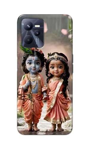 Image of Printed Hard Back Cover for Realme Narzo 50A Prime Back Cover (Radha Krishna Love -J2) -190724(EA)