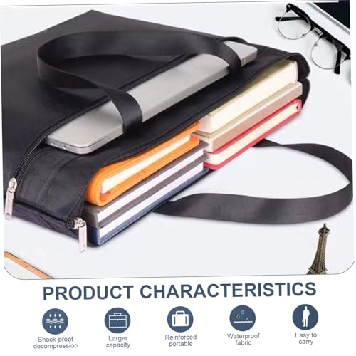 Suporte de documentos premium, bolsa de documentos A3, tecido Oxford impermeável com forro de poliur