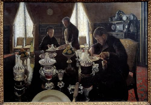 Affiche Toile Déjeuner par Gustave Caillebotte avec portrait haute définition pour grand mur
