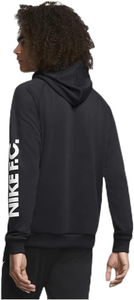 Nike F.C. Men's Pullover Soccer Hoodie, Black/White, Medium