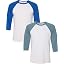 (1) White/Tr Royal + (1) White/Denim