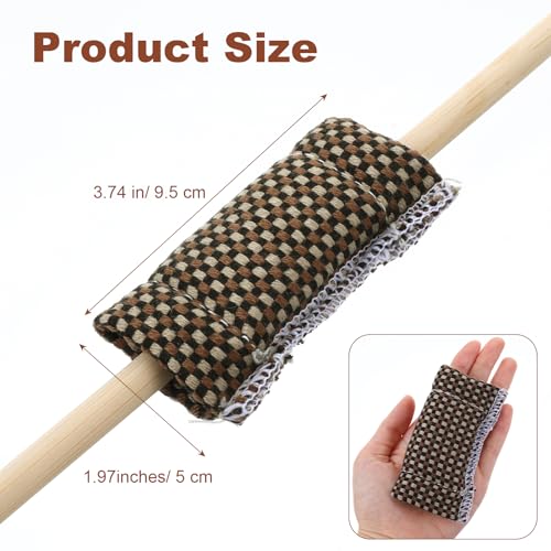 Sorcristy 2-Pack Billiard Cue Slicker, Pool Cue Accessories Professional Shaft Cleaner Snooker Cleaning Cloth Pool Stick Slicker for Billiards Accessories