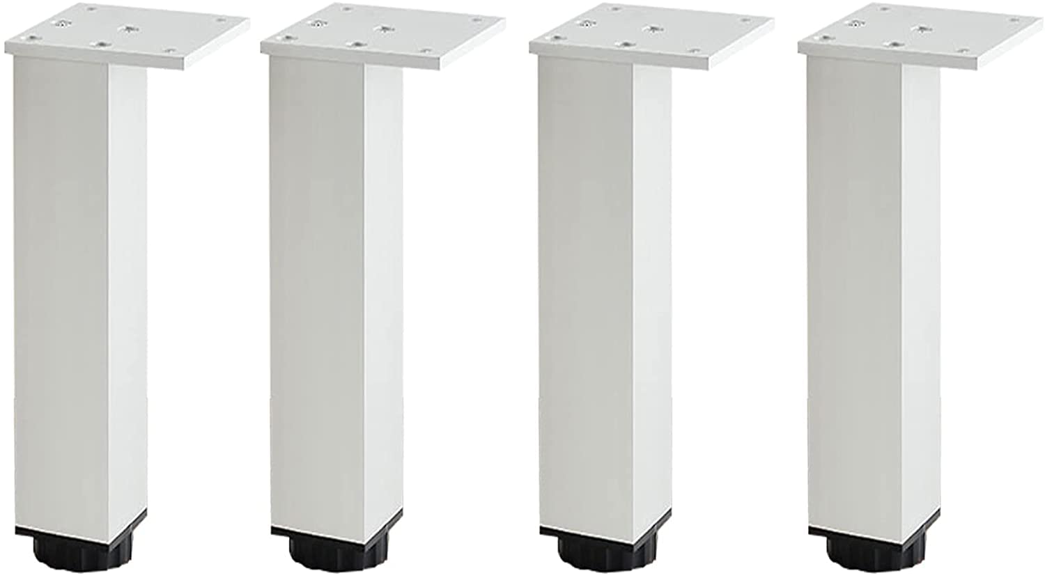 Patas de mesa de repuesto de 15cm regulables para armarios, sofás y muebles de cocina