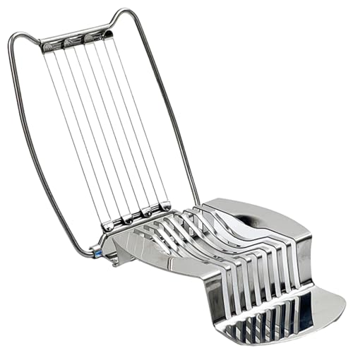Cortadora de Huevos picadora, rebanadora Resistente para Huevos Duros, rebanadora para Huevos Duros, rebanadora Multiusos de Acero Inoxidable, rebanadora para Huevos Duros, rebanadora para