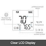 Apera Instruments PH20 Value pH Meter, Pocket Tester, Waterproof, ±0.1 pH Accuracy, 0-14 pH Range, ±0.5°C Temperature Sensor, Complete kit - Image 5