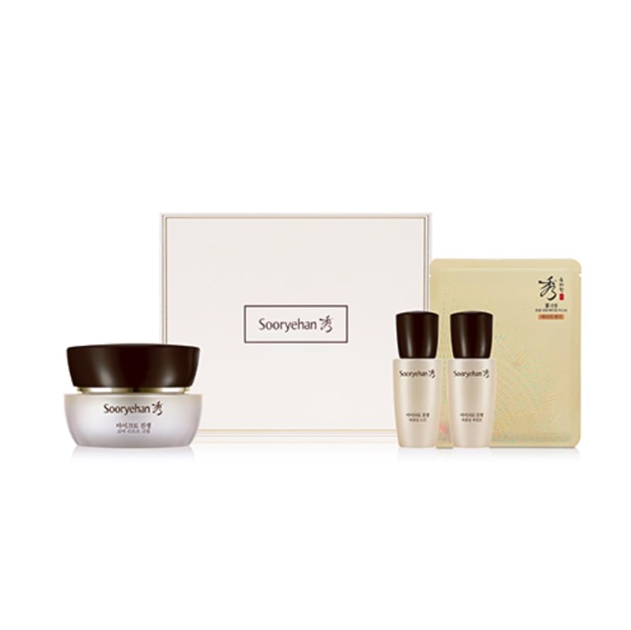 SOORYEHAN Micro Ginseng Core Lift Cream Special gift Set (2.4 fl oz) - Enhances Skin Firmness, Elasticity, and Hydration. with Ginsenoside R3™ for a Youthful, Healthy Complexion.
