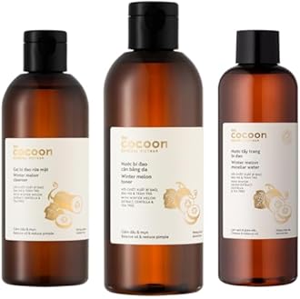 Winter Melon Mega Cleansing Set (SAVE 40%): 1x Micellar Water 16.9 fl oz, 1x Cleanser 10.5 fl oz, 1x Toner 10.5 fl oz