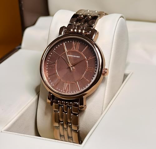 Image of AMERICANVIBER DRW001032 Combo Set Brown and Rose Gold Pretty Look for Girls and Miss Analog Watch - for Women