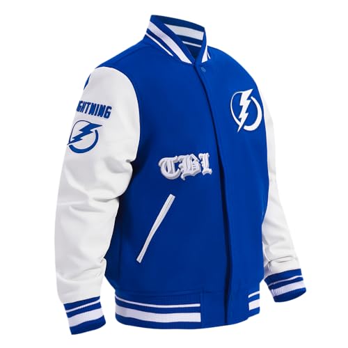 Image of Pro Standard Mens NHL Old English Varsity Jacket