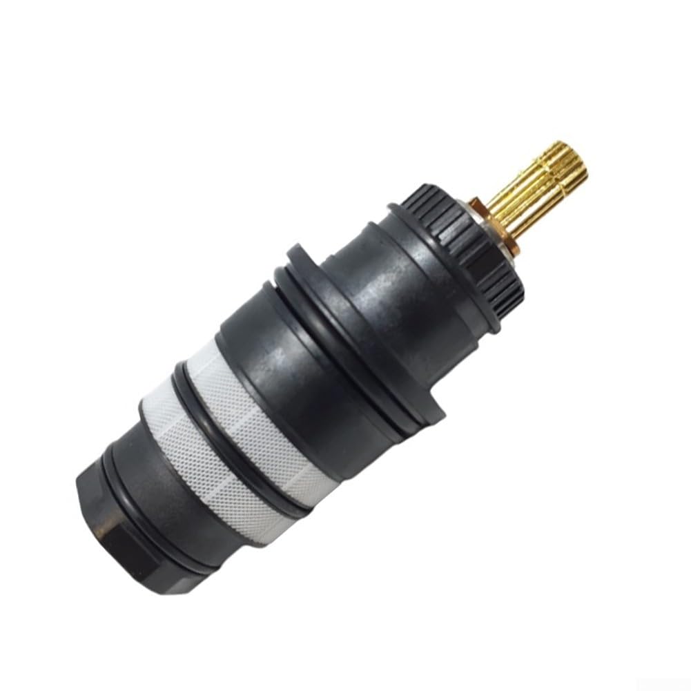Cartucho termostático de repuesto para válvulas de grifo de ducha, control de temperatura de precisión, material de latón, 3.5 x 1.26 pulgadas, compatible con 94282000 y