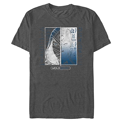 T-shirt Moon Knight finition premium Marvel maillot gris chiné 4XL homme