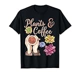 Ce design est idéal pour tous ceux qui aiment le café et les plantes, les plantes grasses, la détente, le jardinage, être une maman végétale, un papa végétal et l'art de l'aquarelle.