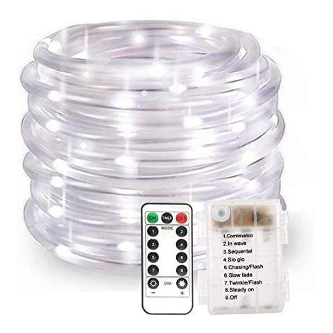 Luz de Cuerda KINGCOO 100 LED Impermeable Cover