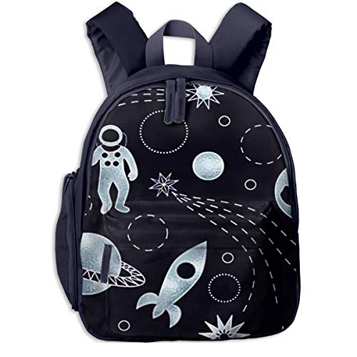 Mochilas Infantiles  Bolsa Niño Bebe Guarderia Escolar con Astronauta Space Marble Cosmic