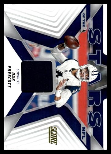 2025 Score Stars of the NFL Jersey 15 Dak Prescott NM-MT MEM Cowboys Football Trading Card