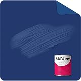 UNPAINT, Removable paint, Peelable, Biodegradable, Blue, Matte, Ultra Low VOC, Interior Paint, Gallon, Quart, Blue Bluebird Lagoon