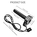 Throttle Grips Surron Quick Twist Throttle Grip Kit with Cable Rolling Bearing & Handle Upgraded for Surron/Light Bee/Sur Ron S/Surron X/Sur-Ron/X160/X260 Electrice Dirt Bike (Imitation Carbon Fiber)
