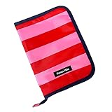 Hanna Hula ペット 健康手帳ケース Lサイズ/ボーダーレッド ボーダーレッド L サイズ