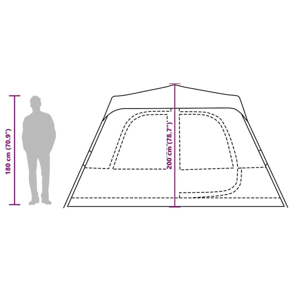 vidaXL tenda familiare tende familiari tenda da campeggio