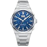 Lucky Harvey Hammer Chiming Auomatic Men Watch Big Date Display Limited Edition Sapphire Crystal Luminous Striking Wristwatch Blue