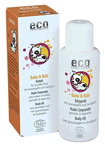 eco cosmetics Bio Baby & Kids Öl mit Granatapfel und Sanddorn (6 x 100 ml)