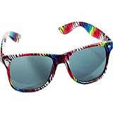 Unisex-Adults Glasses-Wayfare Zebra, Rainbow, Standard