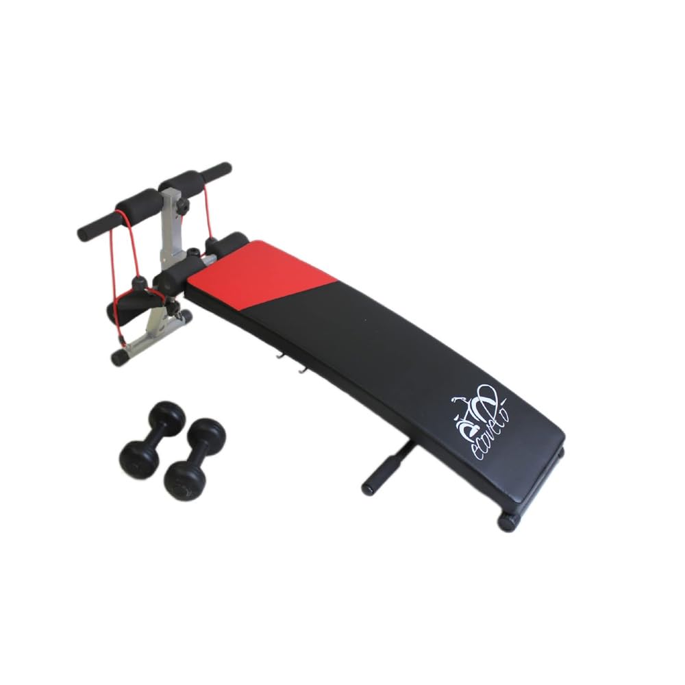 FFitness Cyclette nera 201 con cintura e cardiofrequenzimetro, per fitness a casa e allenamento