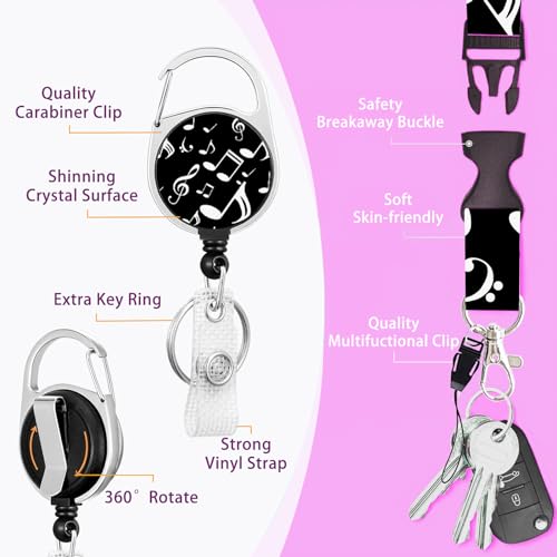 Buduozhi FASHIONABLE ID BADGE HOLDER Lanyard With Id Holder Music Badge Holder thumb #3
