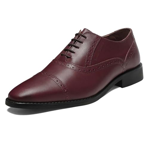 Image of LOUIS STITCH Formal Lace Up Shoes for Men | Handcrafted Italian Leather Mens Oxford Shoes| RXOX