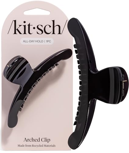 Pinza Kitsch negra grande de plástico reciclado miniatura 1
