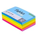 Pukka Pad Stickys – Rectangular Yellow Sticky Note Block – Self-Adhesive and Easy to Reposition for Office Memos, Study Reminders, and Personal Appointments – 400 Sheets of 70GSM Paper – 127 x 76mm
