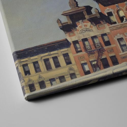 Toile de galerie Edward Hopper From Williamsburg Bridge par Spiffing Prints, format Medium