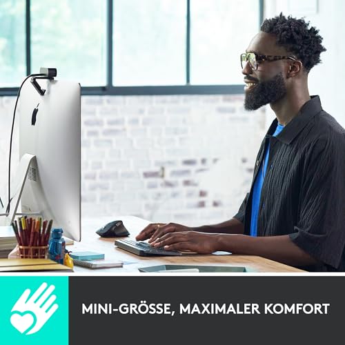 Logitech MX Keys Mini Kabellose Tastatur, Kompakt, Bluetooth, Hintergrundbeleuchtung, USB-C, Kompatibel mit Apple macOS, iOS, Windows, Linux, Android, Metallgehäuse - Dunkelgrau – Bild 4