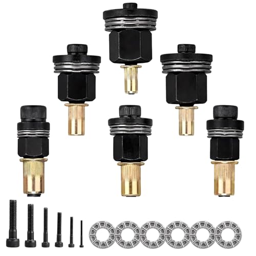 Dokeno 6 Piezas Remachadora de Tuercas Manual, Remachadora Manual, M3, M4, M5, M6, M8, M10, Tuerca de Remache, Remaches Roscados para Alicates de Remachar