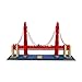 Building Blocks, Erwachsene Montiert Spielzeug-Modell 3D Eltern-Kind-Puzzle Zeichen Sammlung for Erwachsene, Sammler Geschenk - Golden Gate Bridge, USA-1977pcs für Erwachsene Jugendliche und Kinder