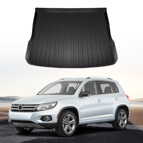 Premium Cargo Liner for Volkswagen Tiguan 2009-2017 - 100% Protection - Custom Fit Car Trunk Mat - All-Season Black Cargo Mat - 3D Shaped Laser Measured Trunk Liners for Volkswagen Tiguan by TN TrunkNets Inc - Used condition - Image 2